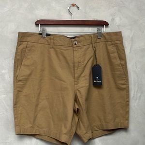 NWT Men’s Ben Sherman Regular Fit Khaki Shorts, Size 38w